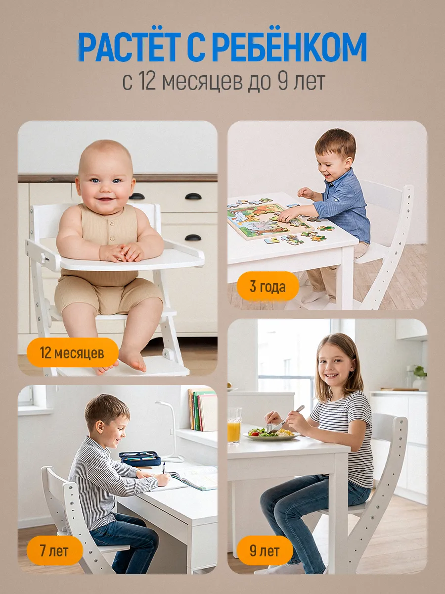 Стул Друг Кузя растущий для детей 1 шт. - фото 2