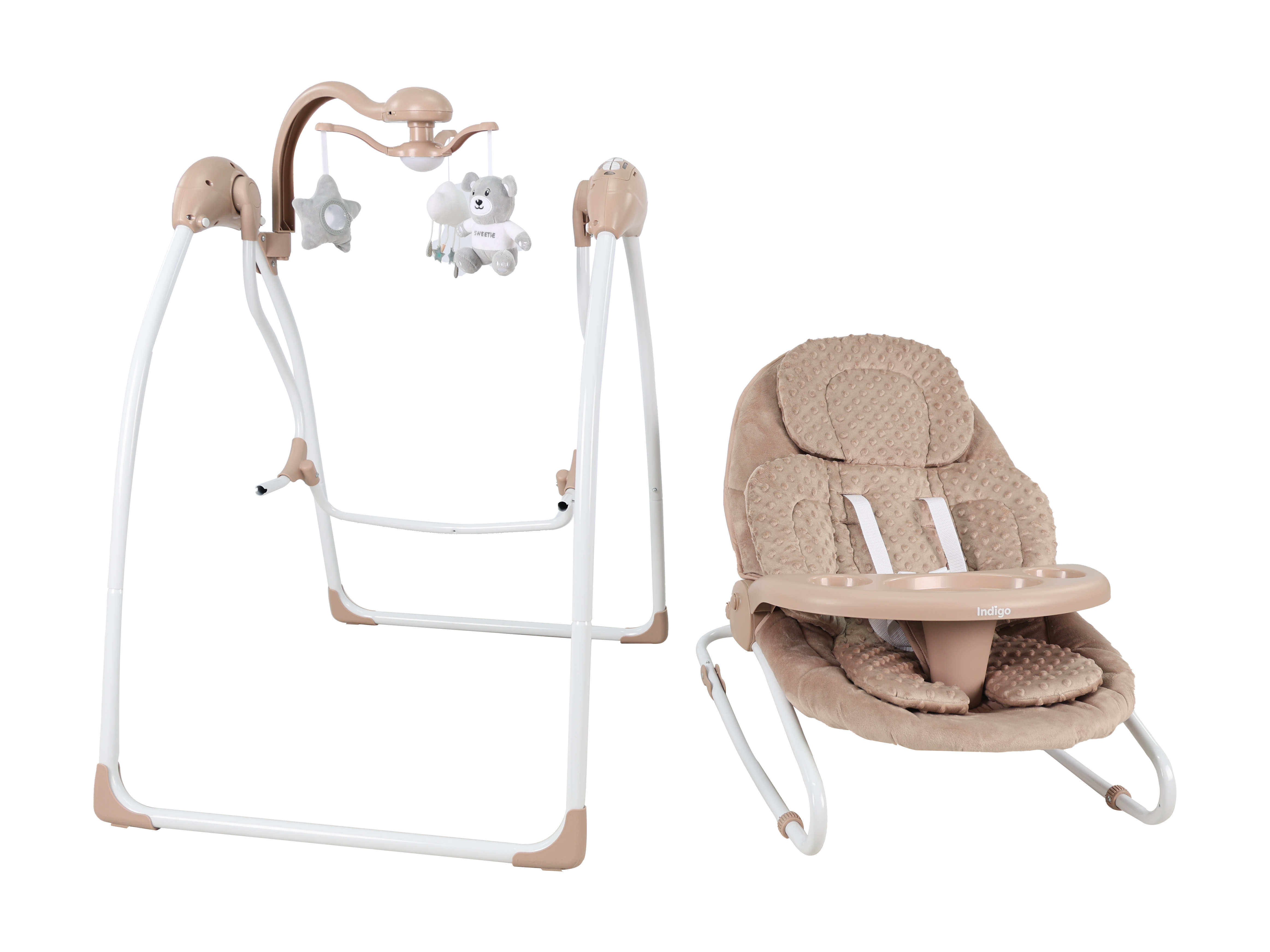 Качели Indigo Fresh темно-бежевый - фото 5