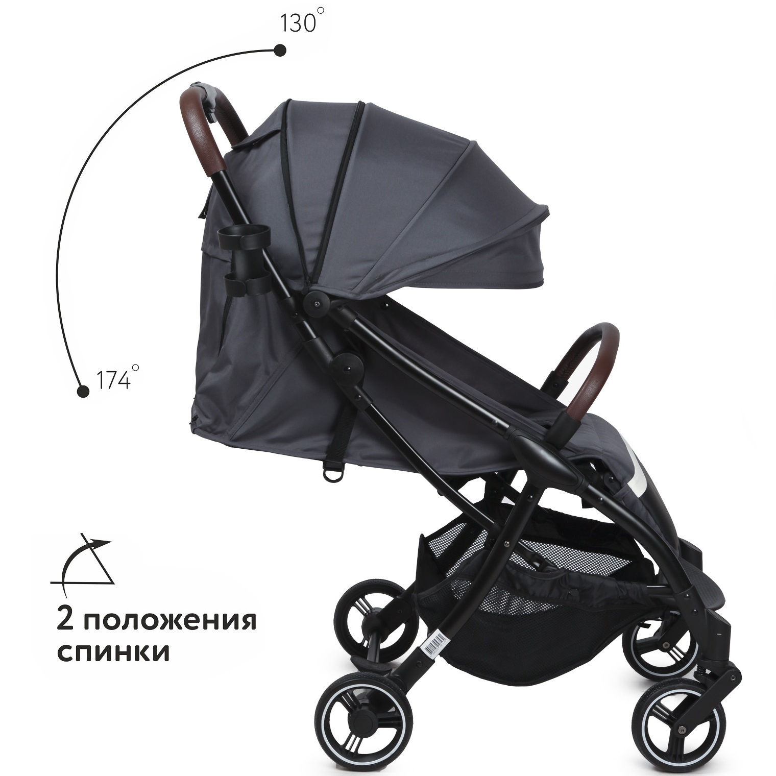 Коляска прогулочная Olsson Smart Navy - фото 3