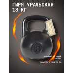 Гиря чугунная KMS sport уральская 18 кг