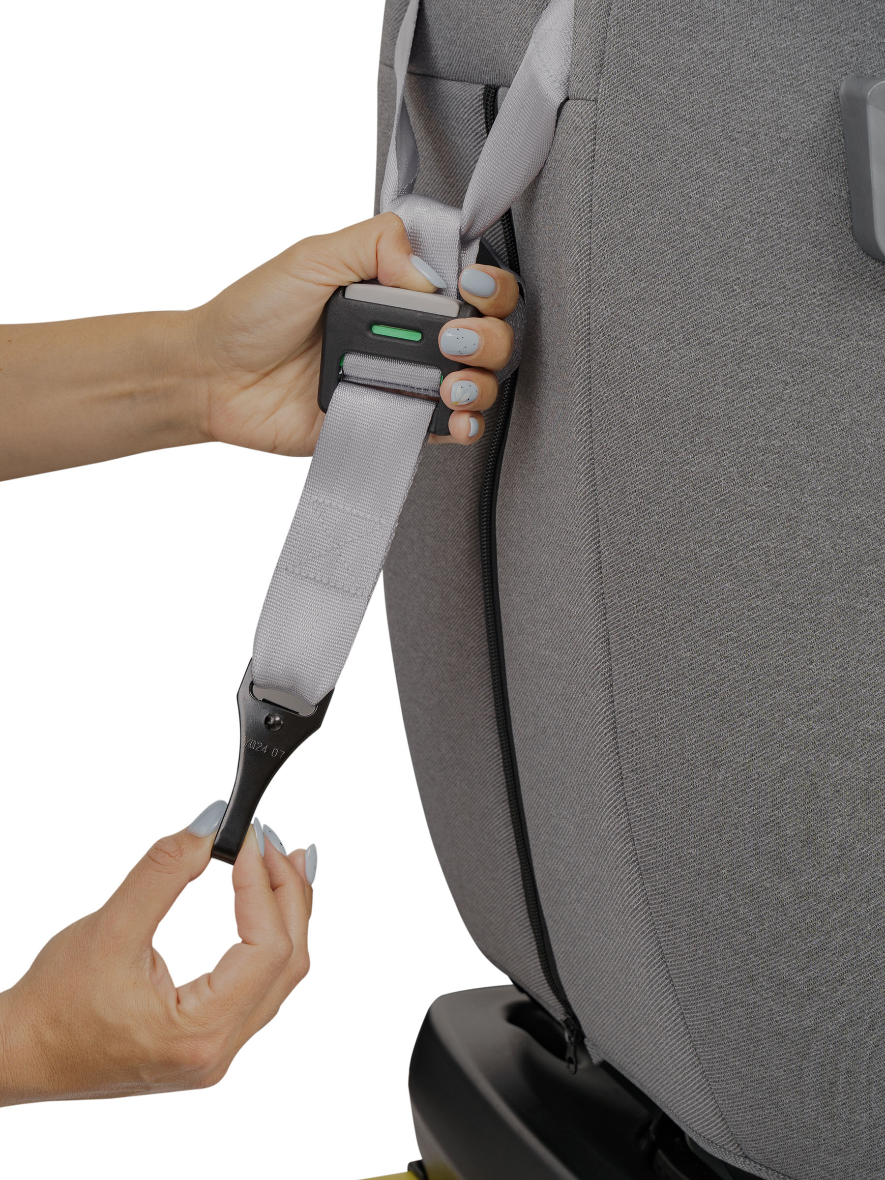 Автокресло Indigo Tourneo S серый-зеленый Isofix 0+/1/2/3 (0-36 кг) зеленый - фото 30