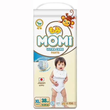 Трусики Momi Ultra Care XL (12-20 кг) 38 шт.