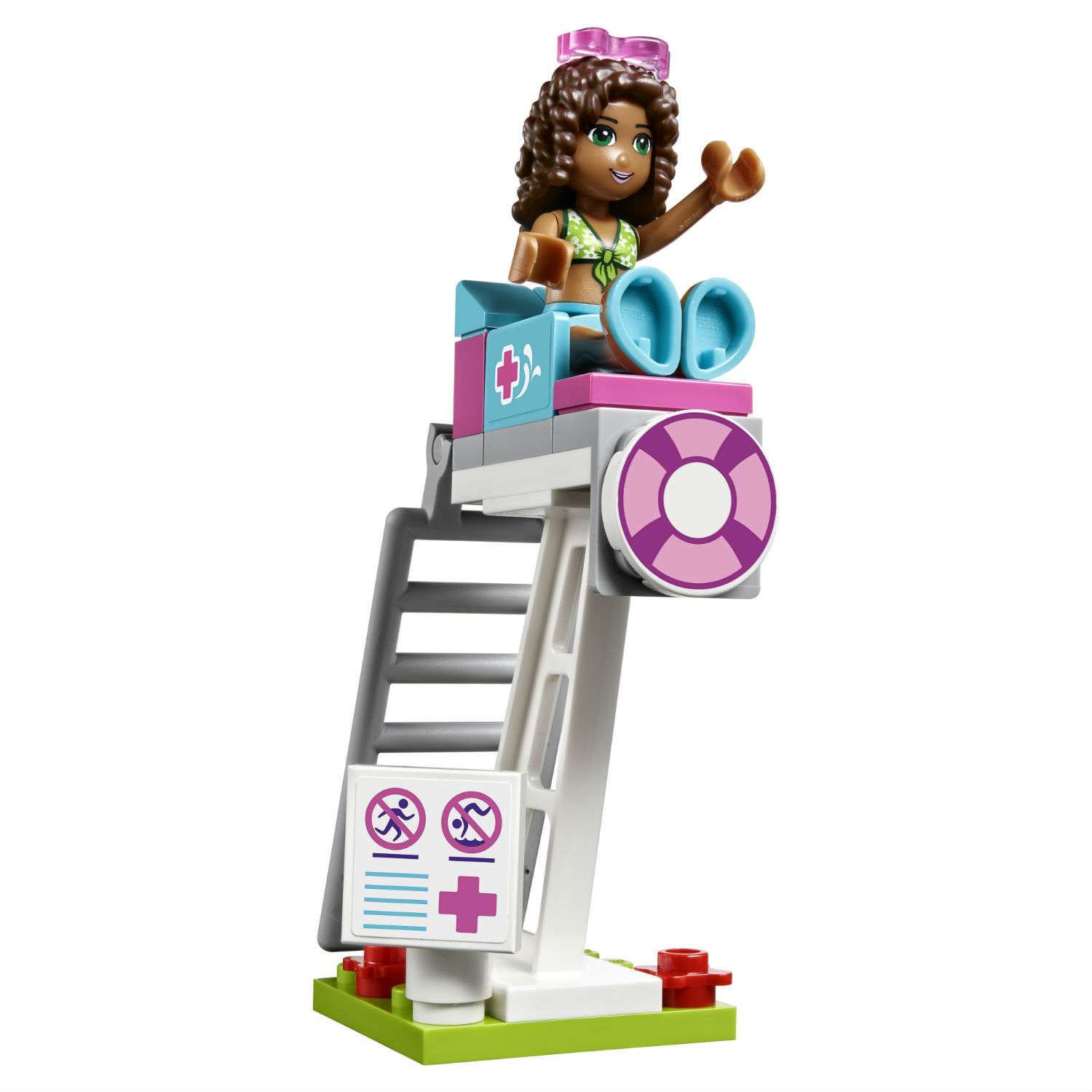Конструктор LEGO Friends Летний бассейн блочный - фото 16