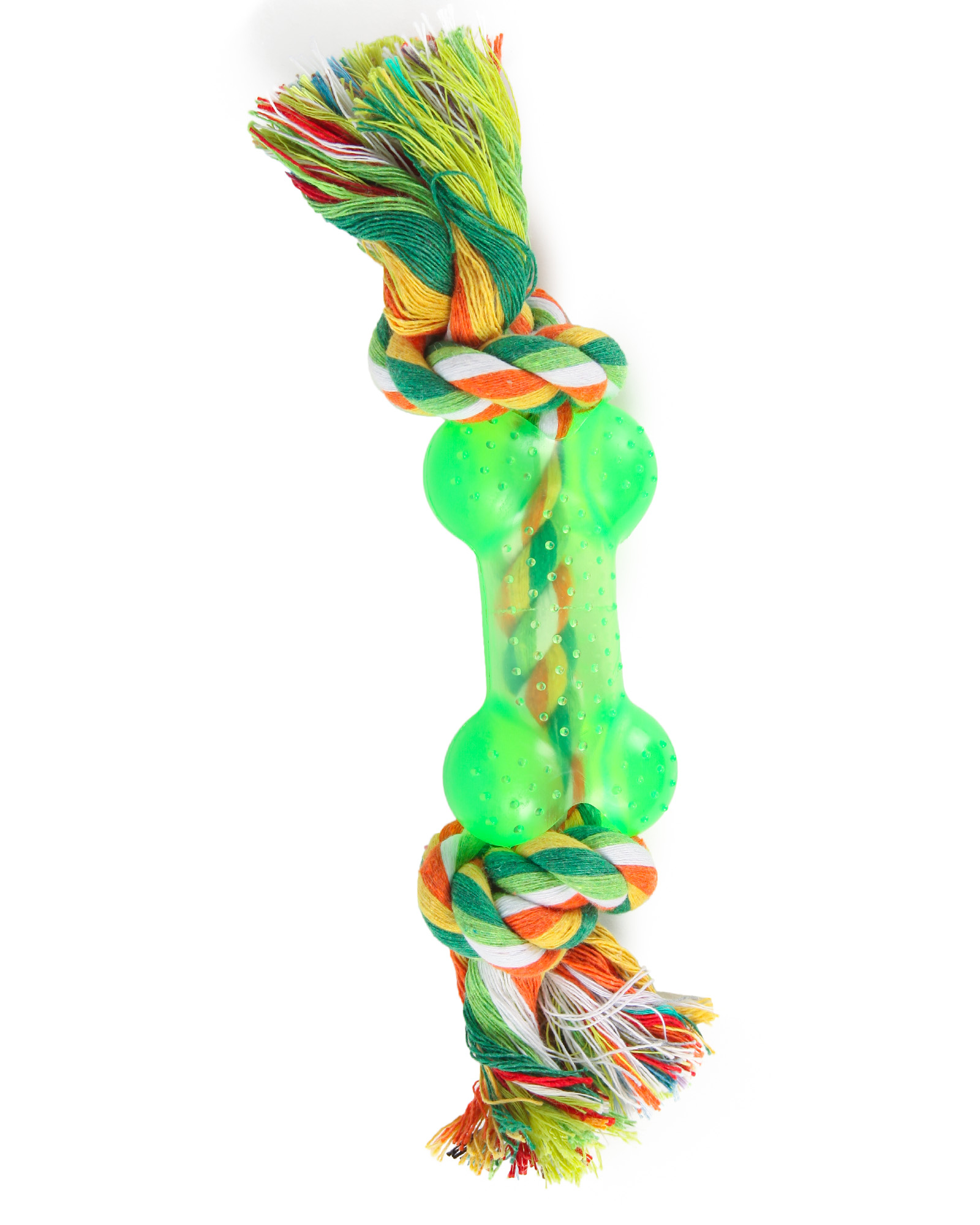 Игрушка для собак Barbaks Кость на канатике 32см - фото 3