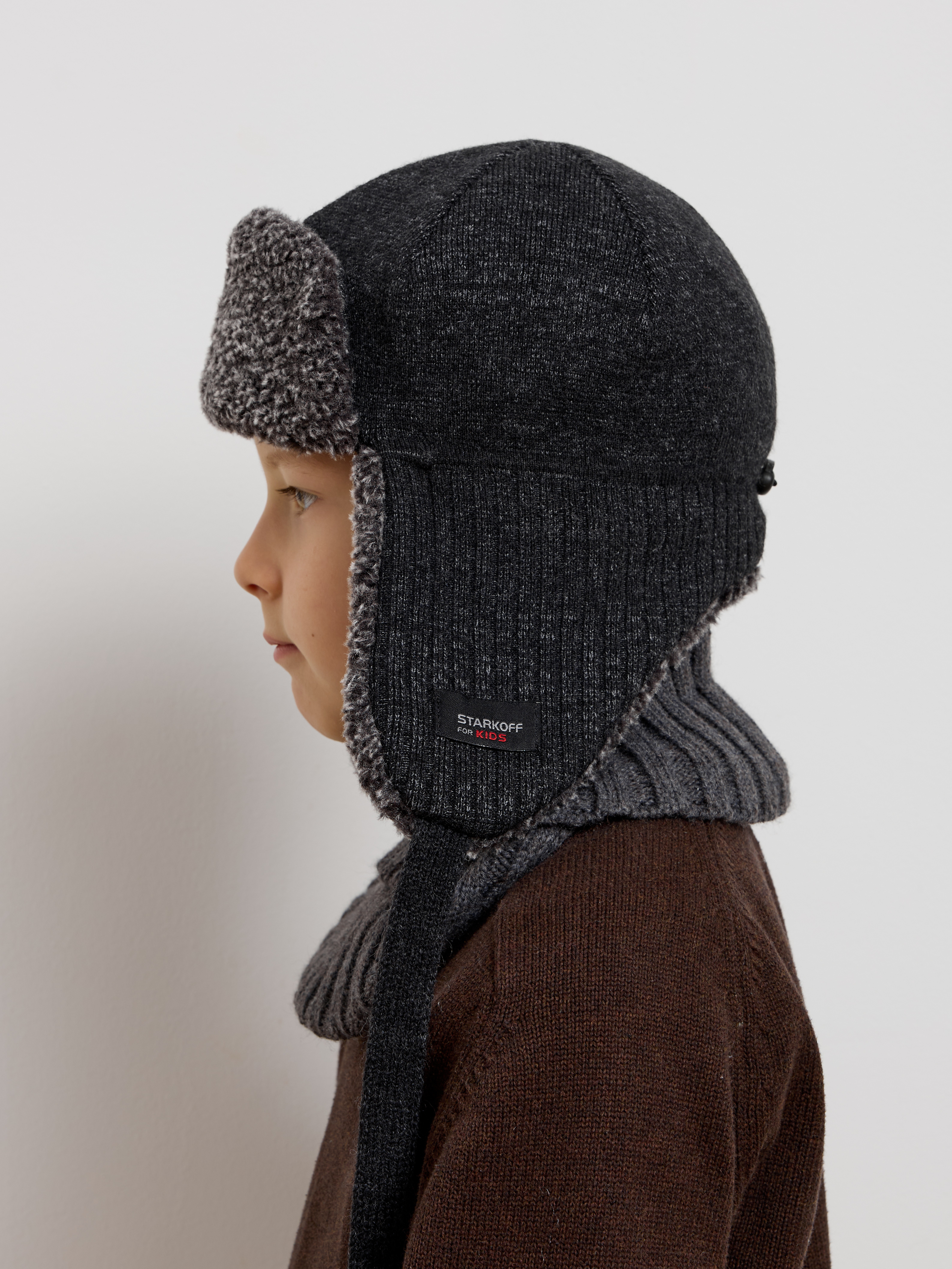 Шапка-ушанка Starkoff Kids Д500905 - фото 2