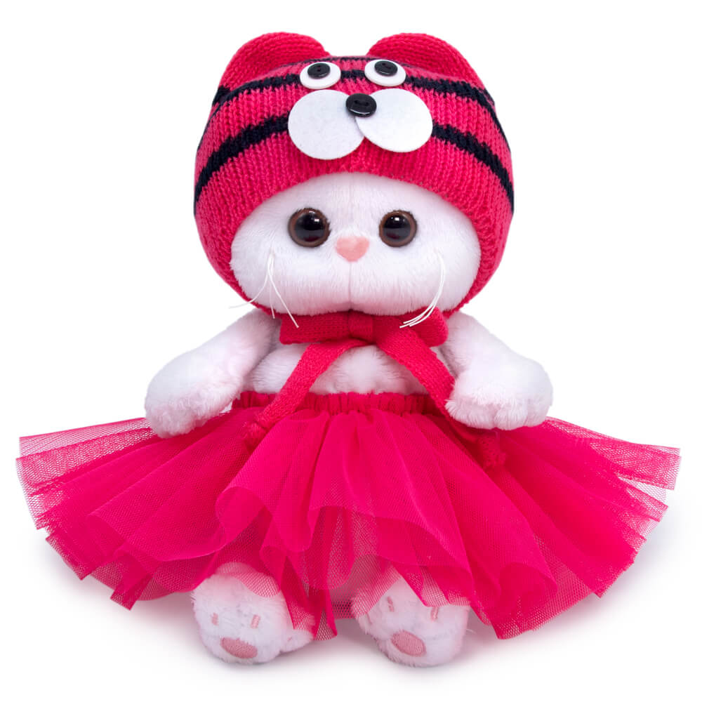 Мягкая игрушка BUDI BASA котик Ли-Ли в шапке тигрёнка - фото 1