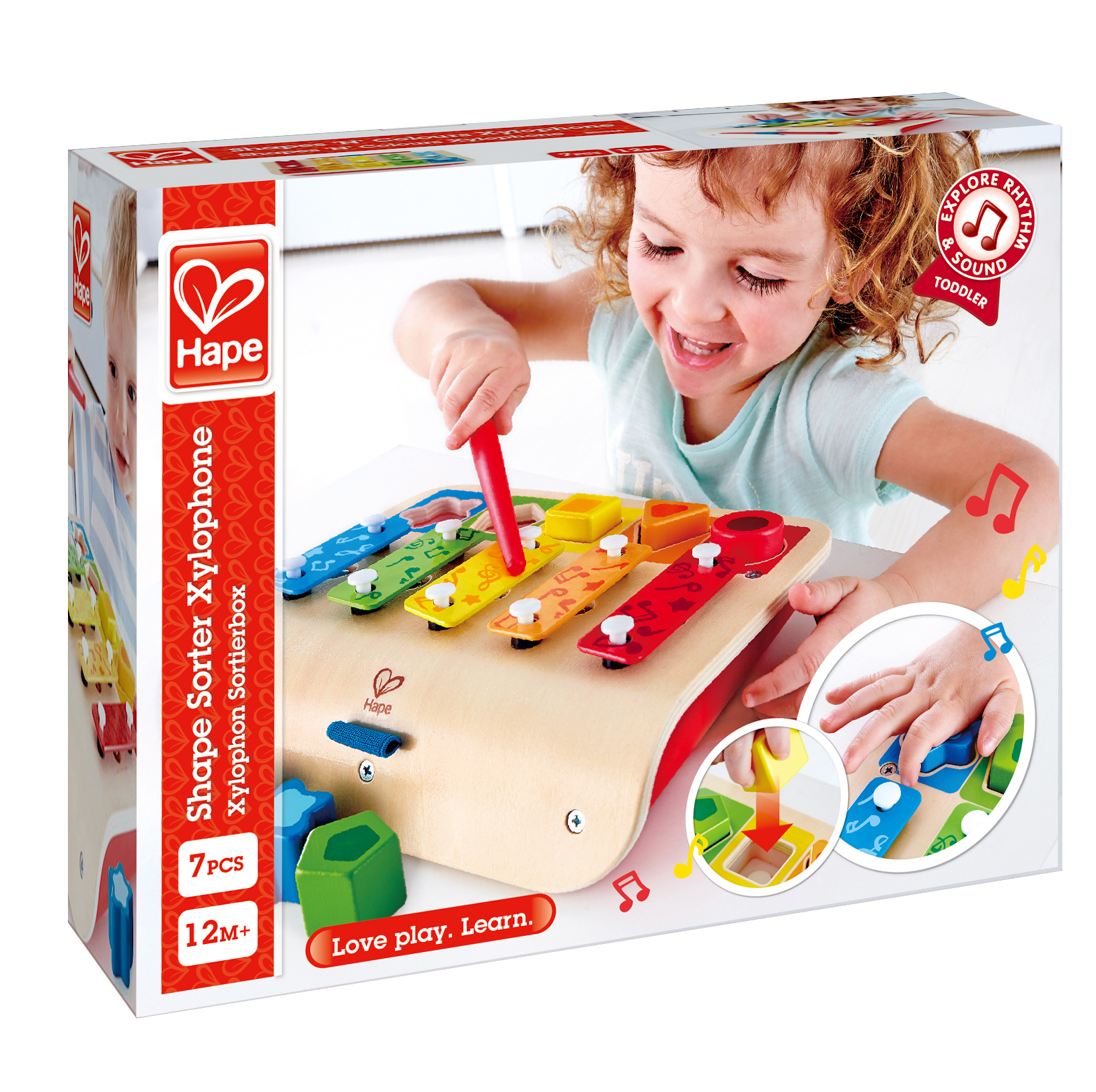 Игрушка музыкальная Hape Сортер ксилофон - фото 6