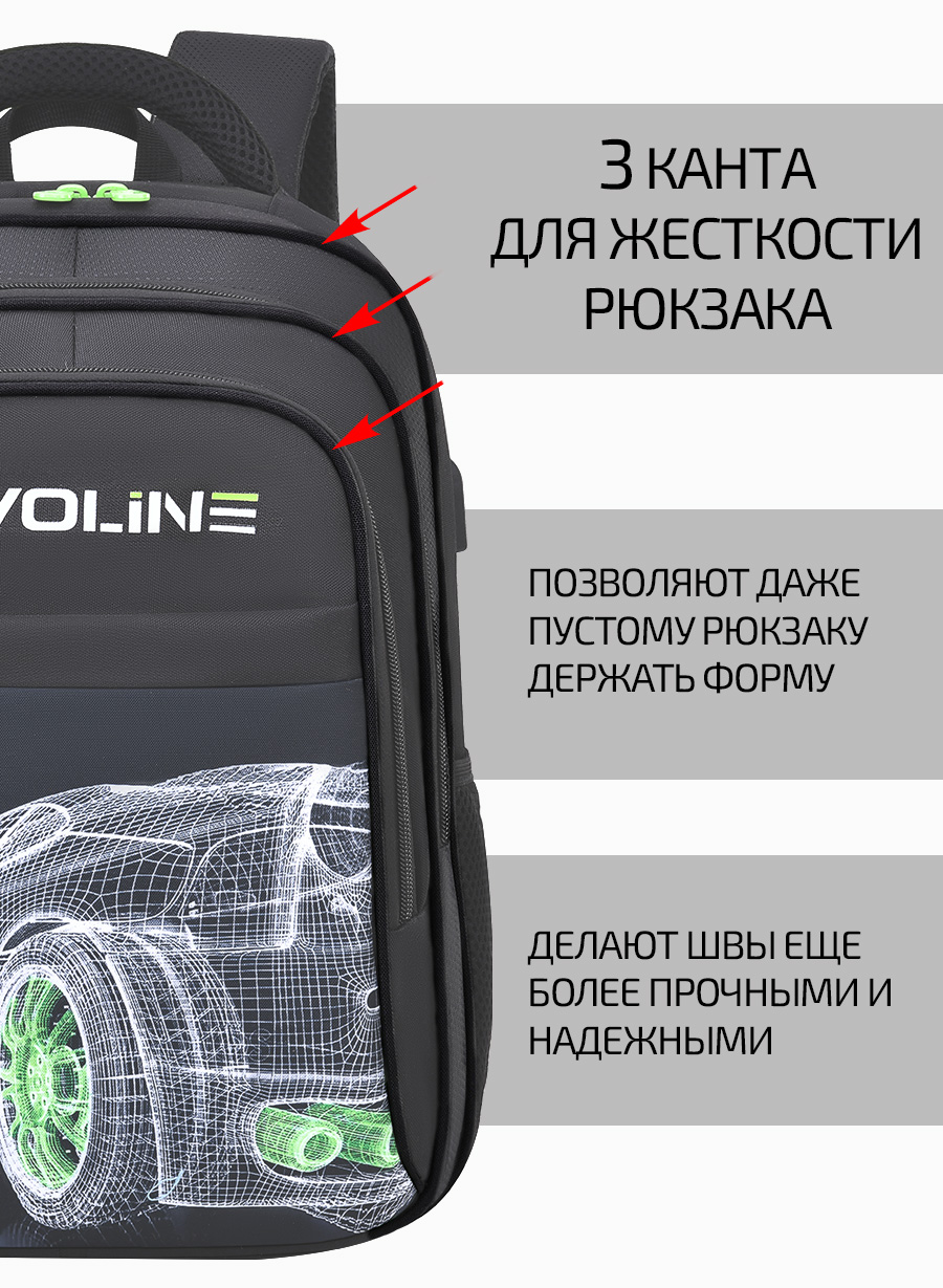 Рюкзак Evoline Гоночная машина - фото 10