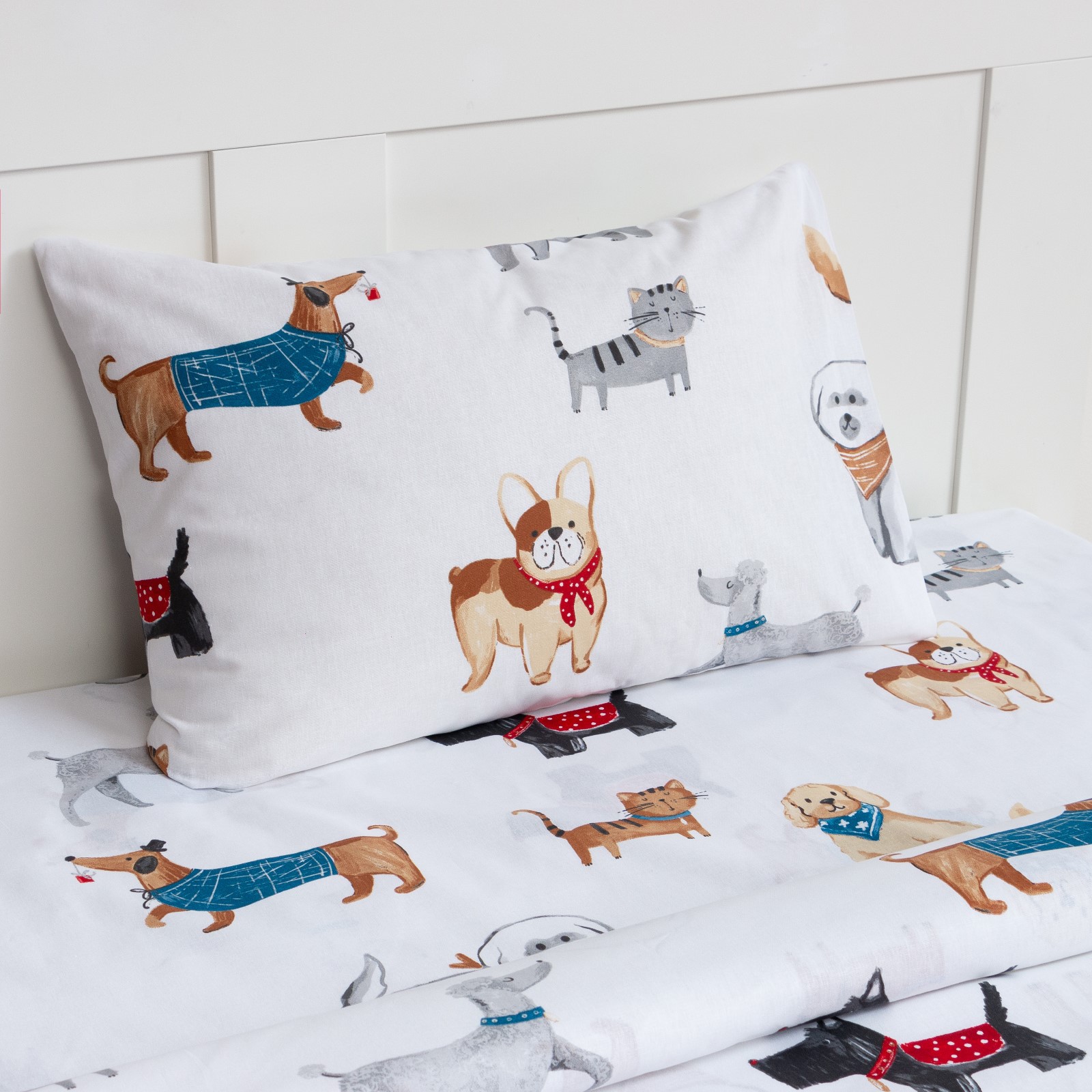 Комплект постельного белья Этель Dog party полутораспальный 3 предм. - фото 5