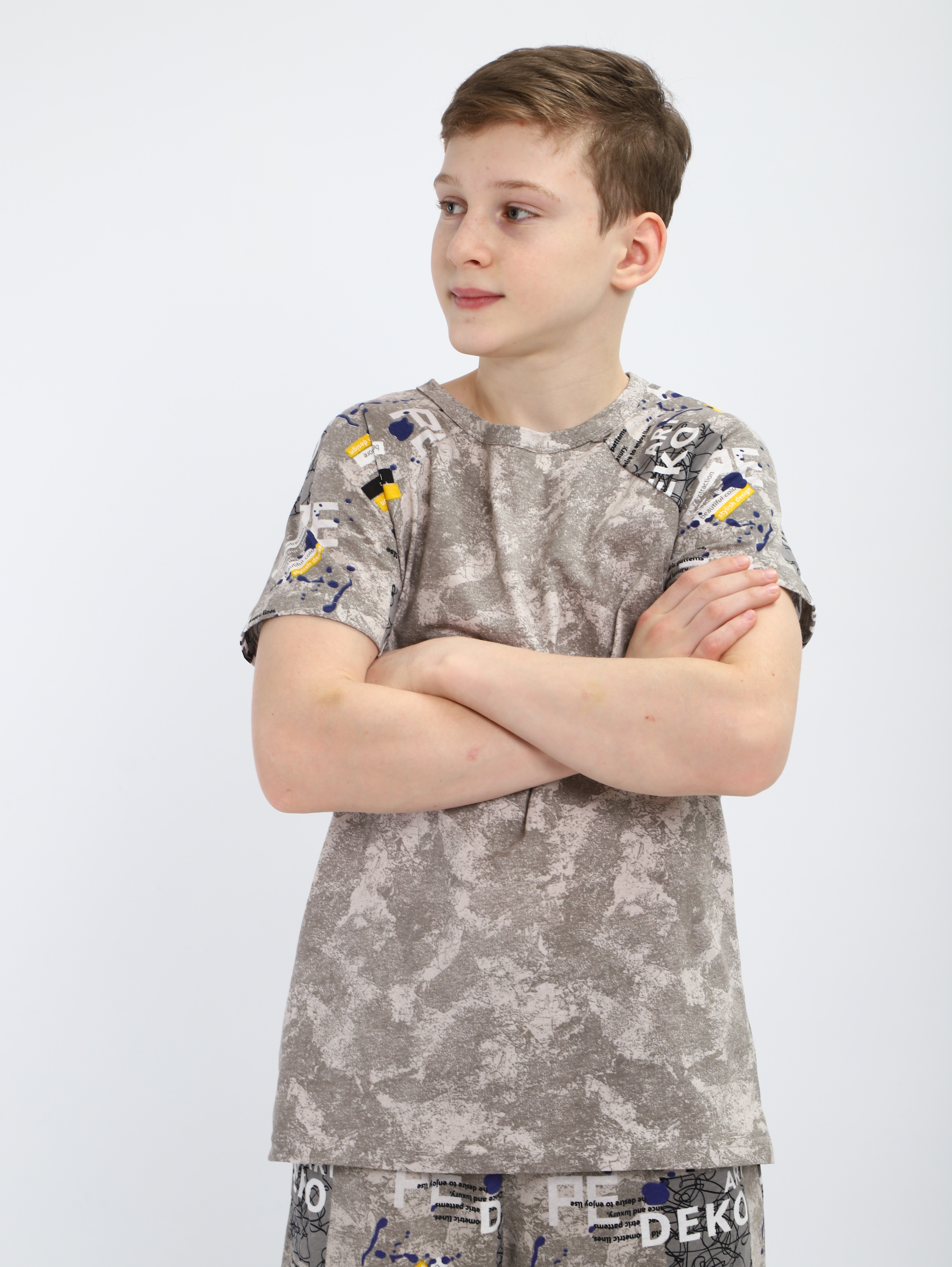 Костюм ЛАДОШКИ Комплект Андрей светло-серый - фото 10