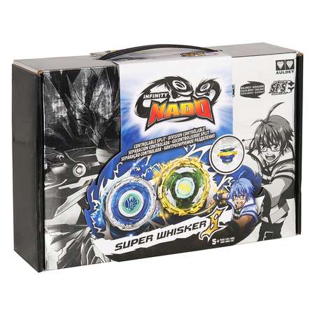 Игровой набор Infinity Nado Волчок Super Whisker Крэк