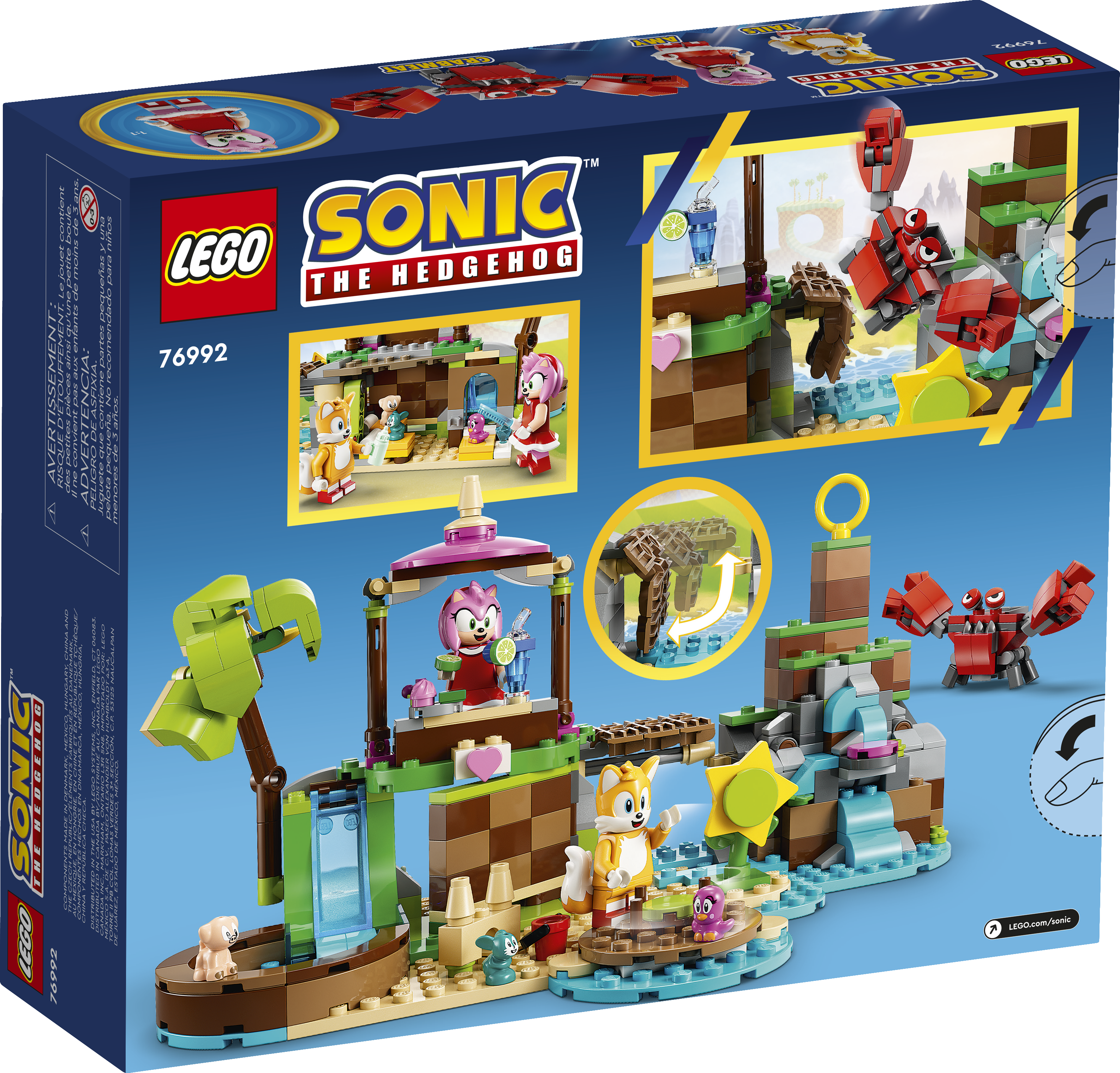 Конструктор LEGO Sonic the Hedgehog Остров спасения животных Эми 388 дет. - фото 5