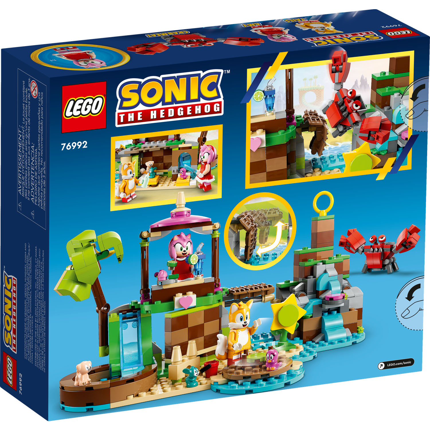 Конструктор LEGO Sonic the Hedgehog Остров спасения животных Эми 388 дет. - фото 5