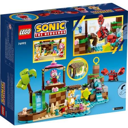 Конструктор LEGO Sonic the Hedgehog Остров спасения животных Эми блочный