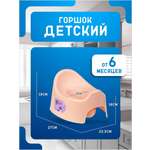 Горшок PLASTIC REPABLIC baby розовый