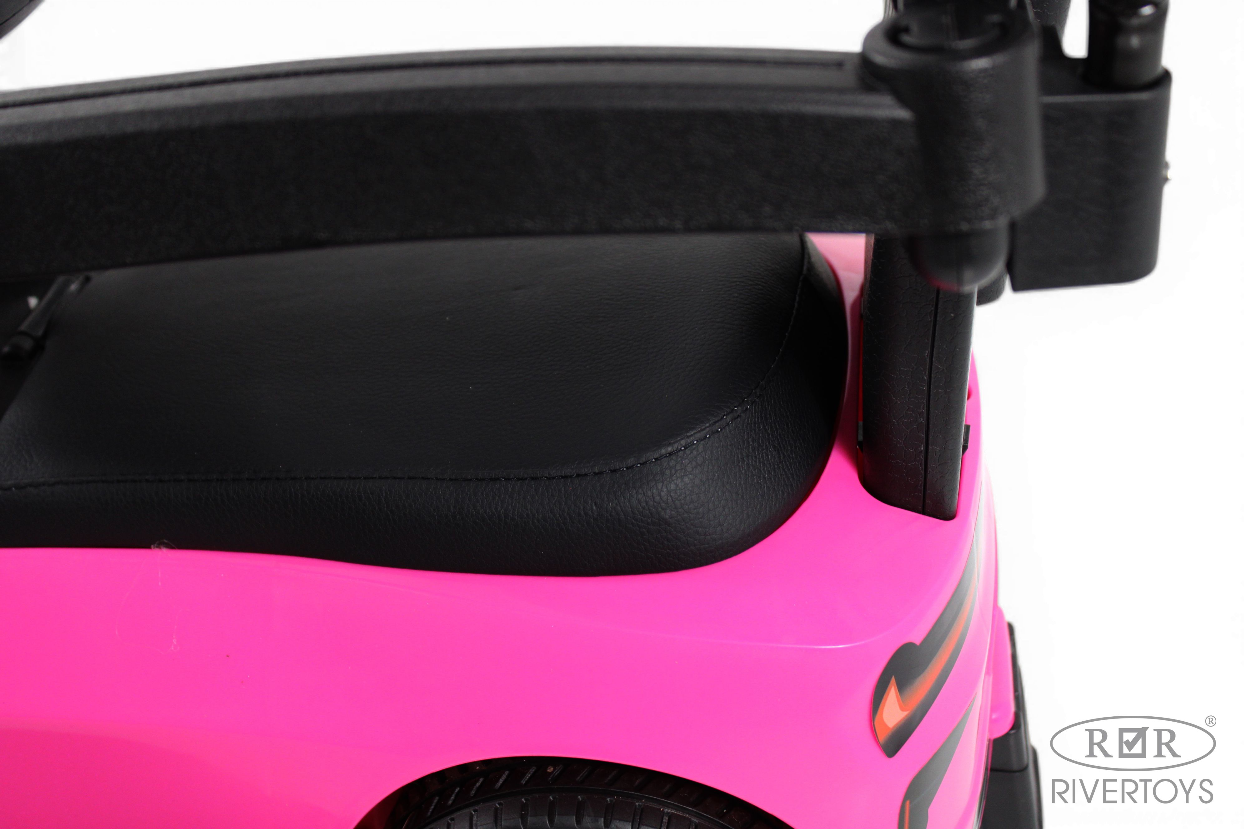 Каталка RIVERTOYS Z005ZZ-BP-PINK розовый - фото 10