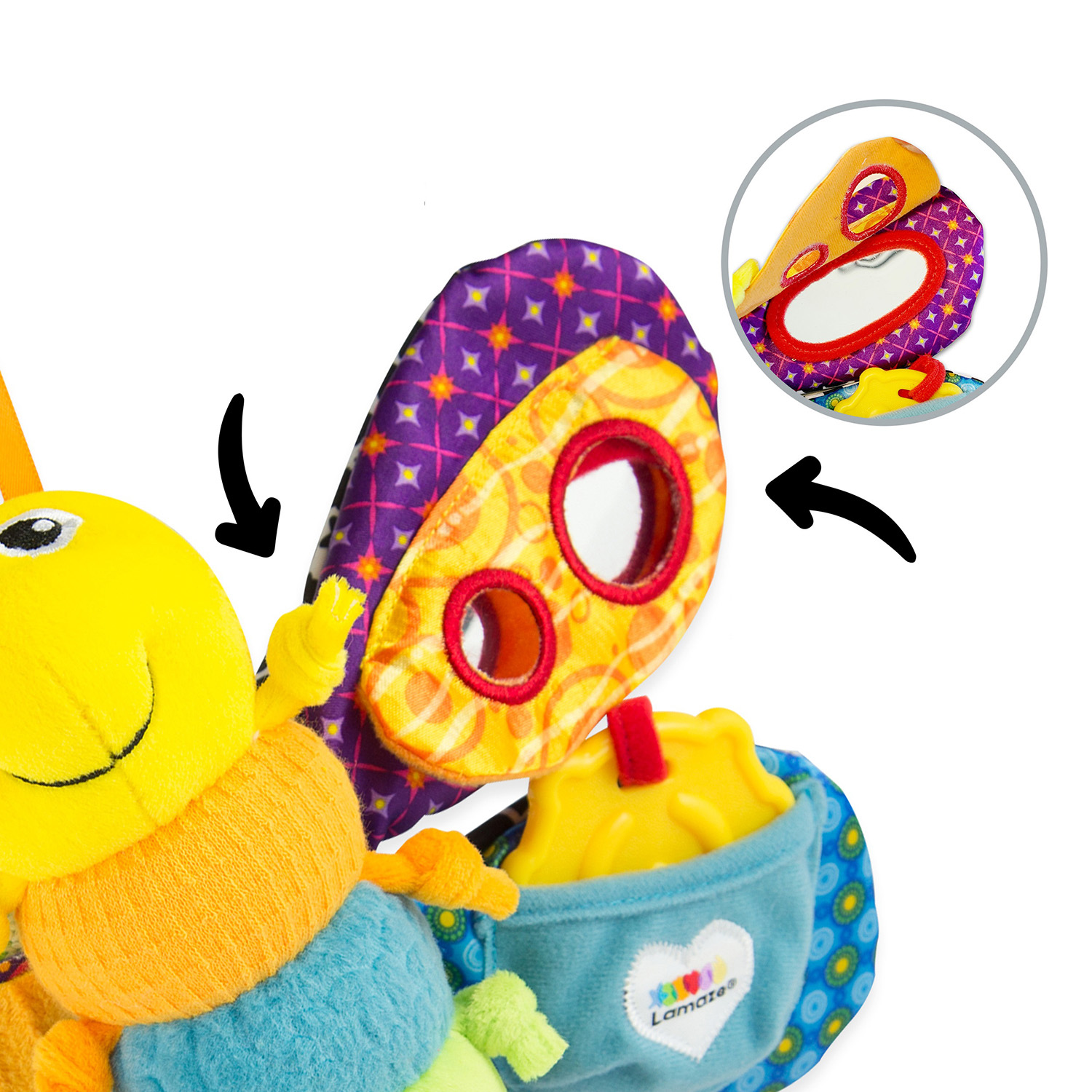 Игрушка Lamaze подвеска Светлячок Фредди с подвесом - фото 3