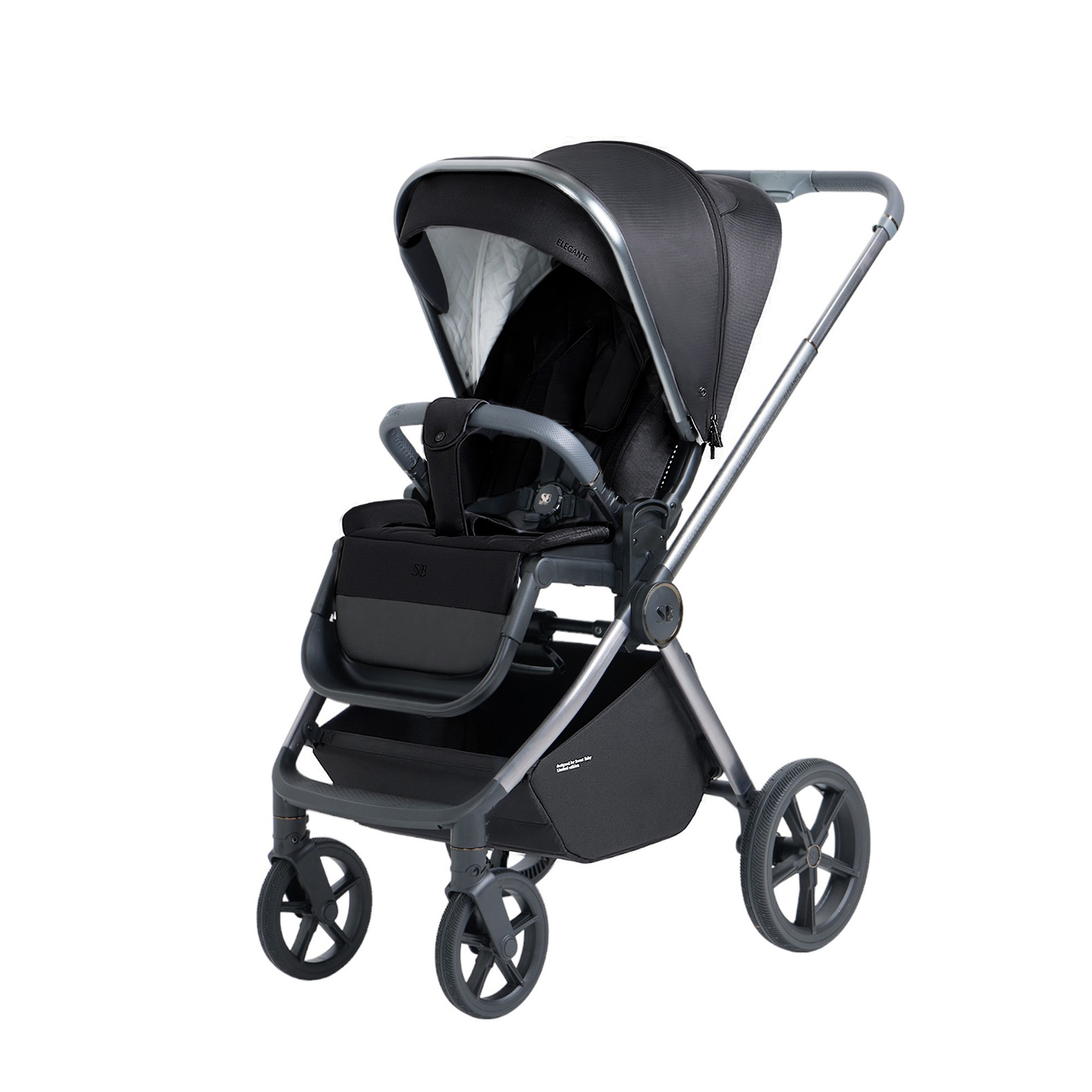 Коляска 2в1 Sweet Baby Elegante BRD Black черный - фото 30