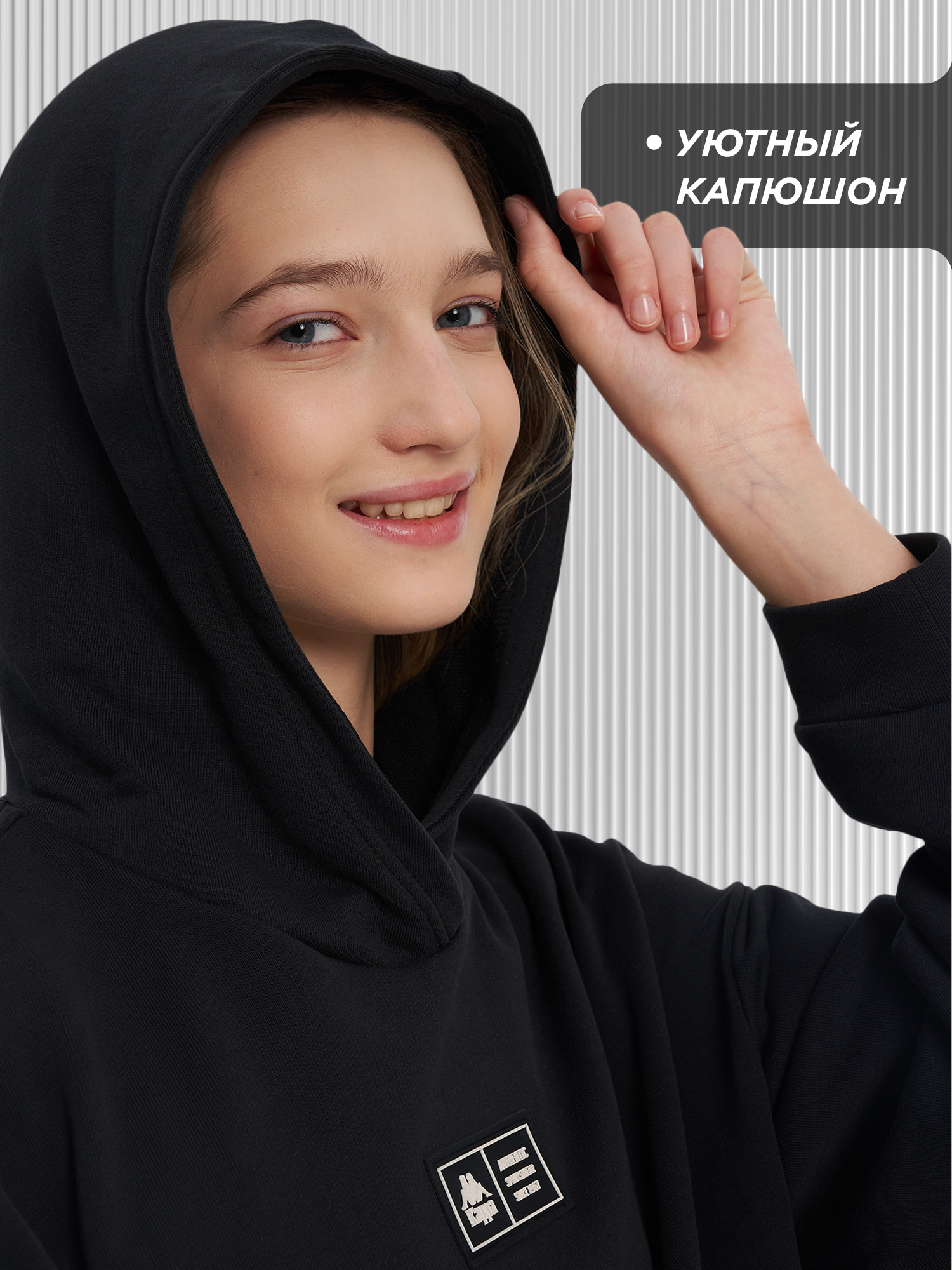 Худи Kappa 140895KAP-B2 - фото 4