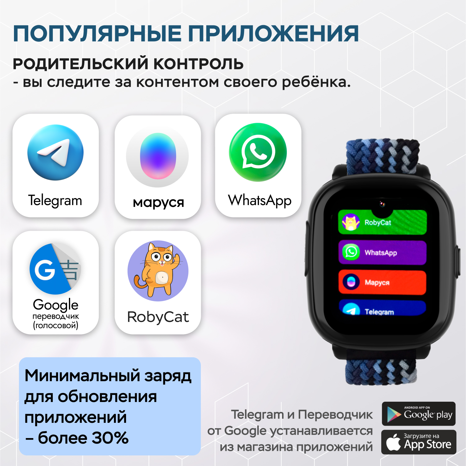 Детские смарт часы 4G + SIM-карта Aimoto Infinity (черный) Amoled 1.78 Видеомониторинг Маруся Ватсап Телеграм + GPS - фото 13