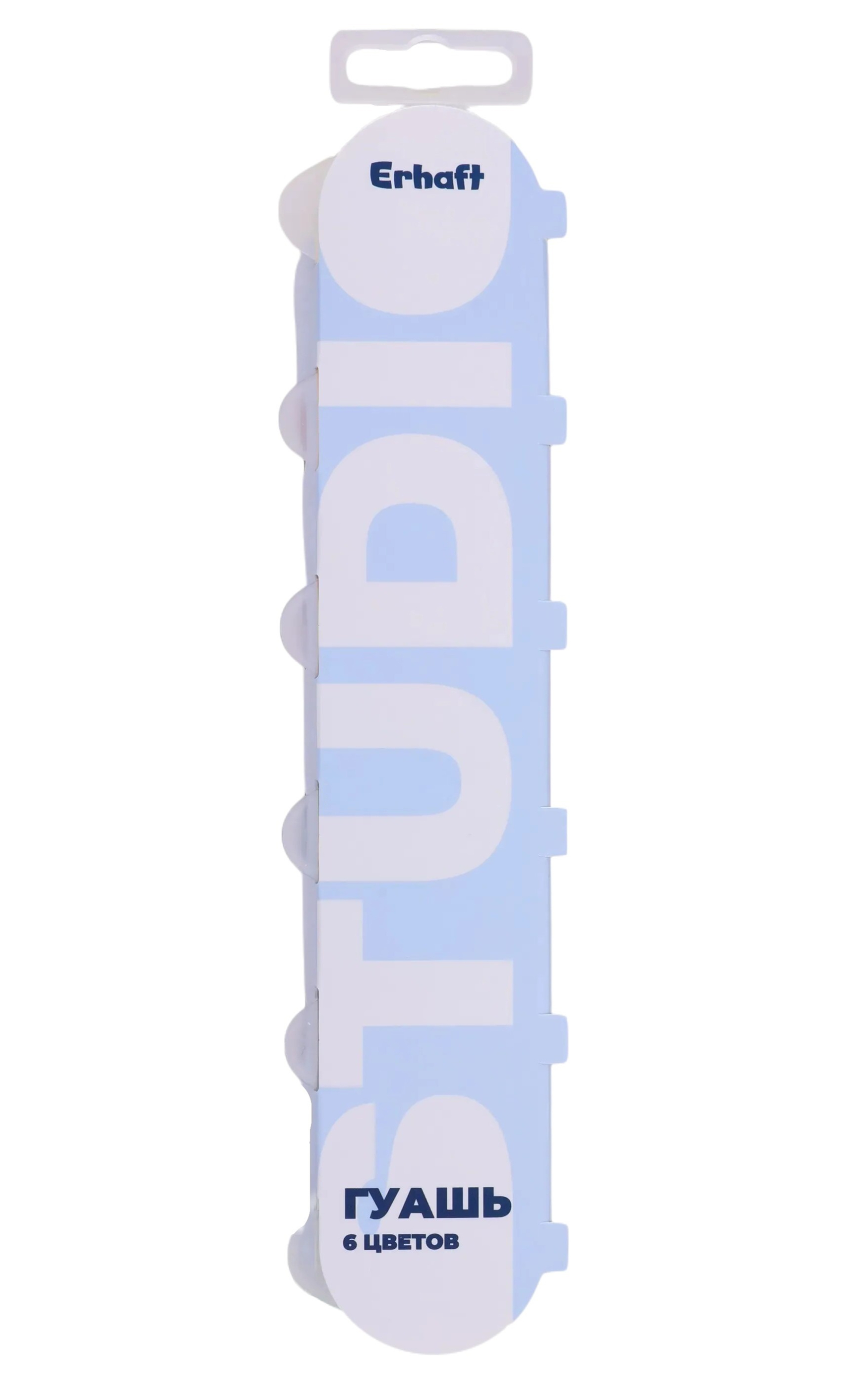 Краски гуашь Erhaft 6 цв. - фото 1