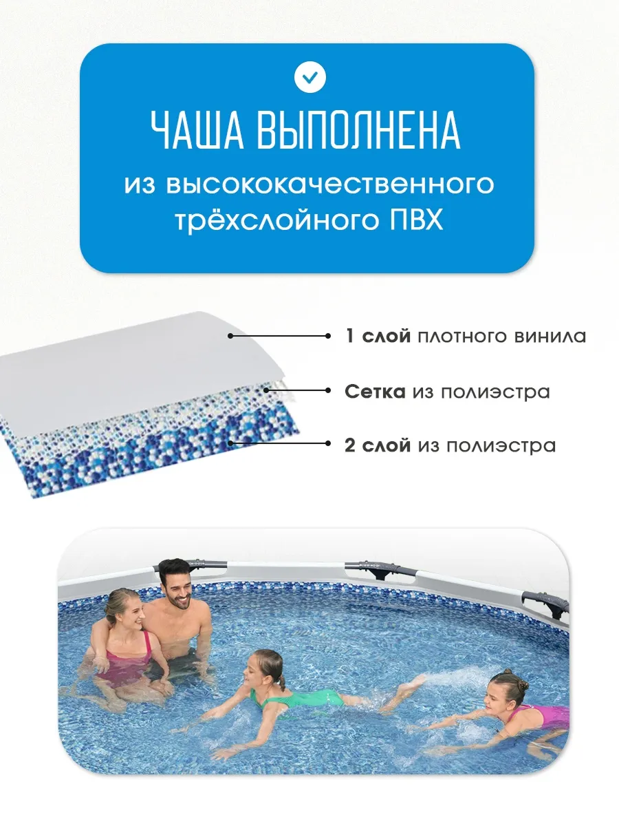 Бассейн Bestway Круглый - фото 4