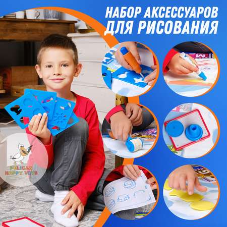 Акварисование PELICAN HAPPY TOYS Английский Алфавит