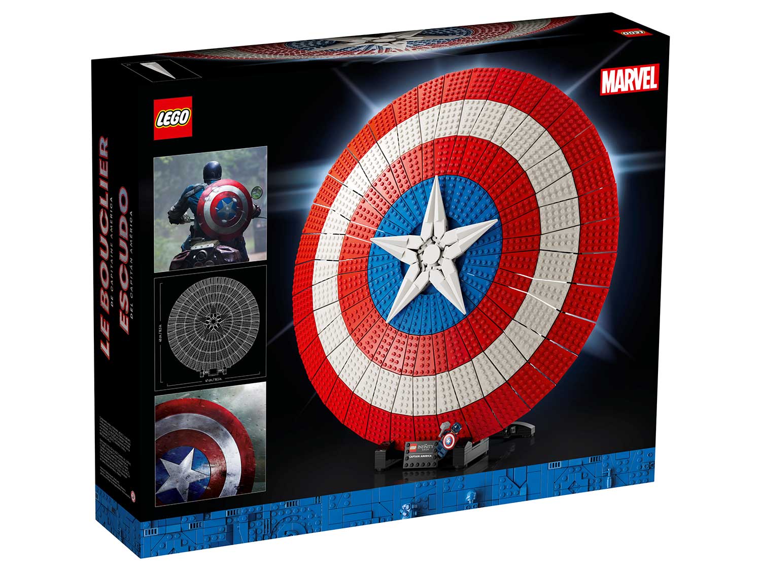 Конструктор LEGO Marvel Super Heroes Щит Капитана Америки 3128 дет. - фото 5