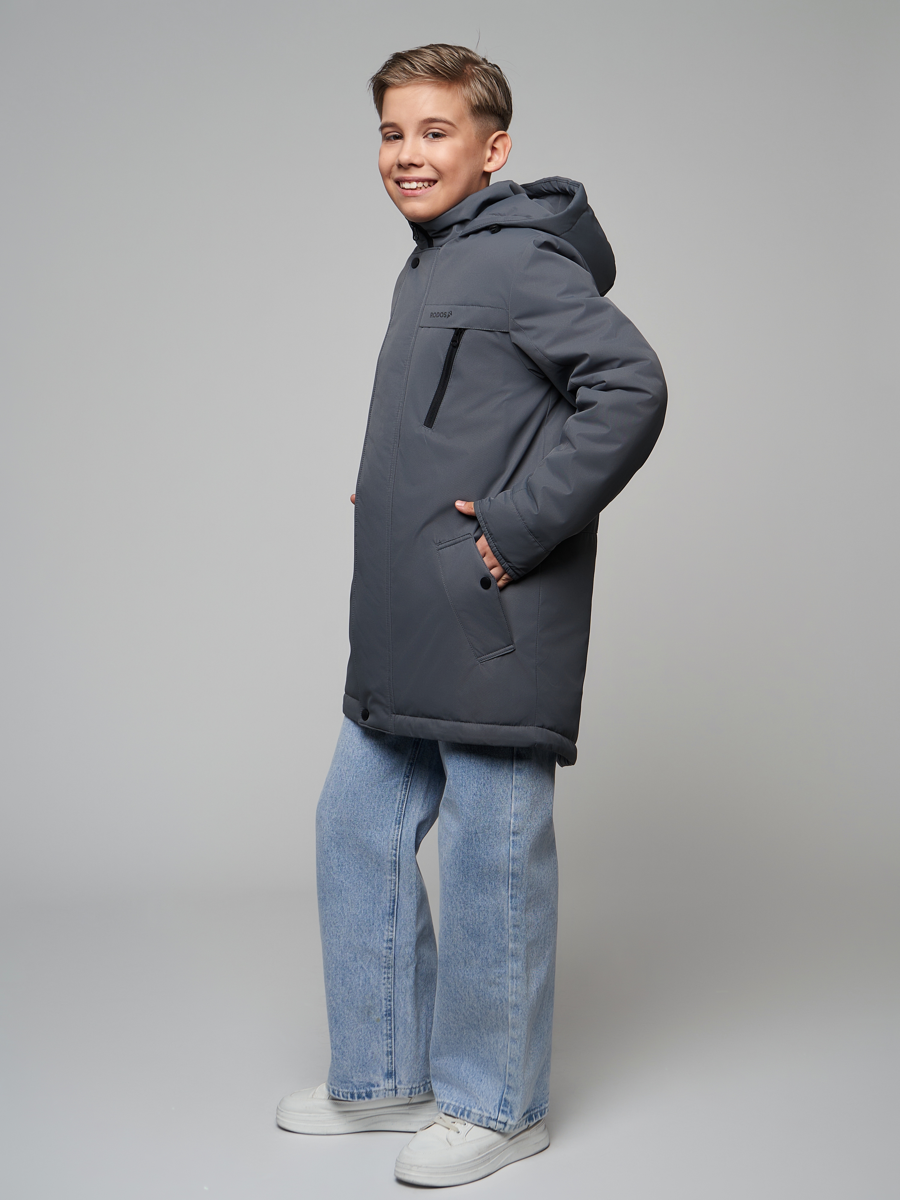 Парка RODOS М-305/серый - фото 18