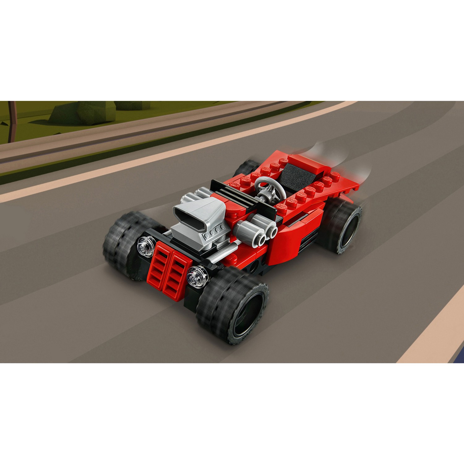 Конструктор LEGO Creator Спортивный автомобиль блочный - фото 5