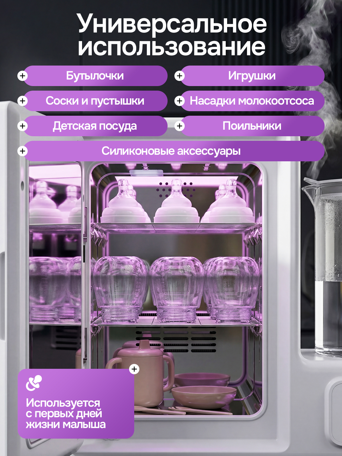 Подогреватель, стерилизатор SISBRO Mama Station - фото 12