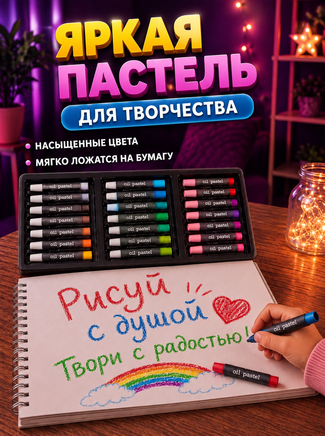 Набор для рисования LABI ВАУ 147 шт. - фото 7