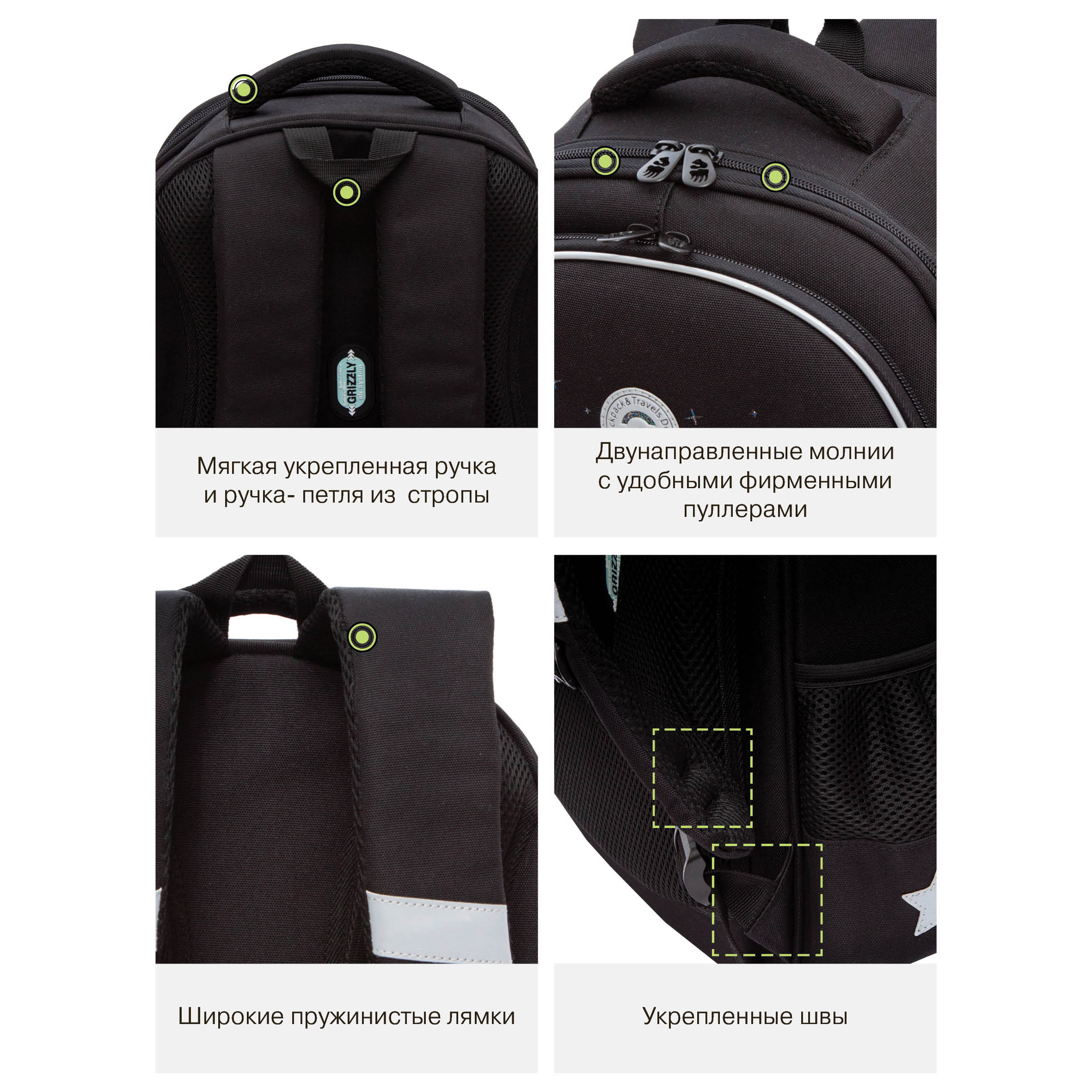 Ранец Grizzly для девочки - фото 13