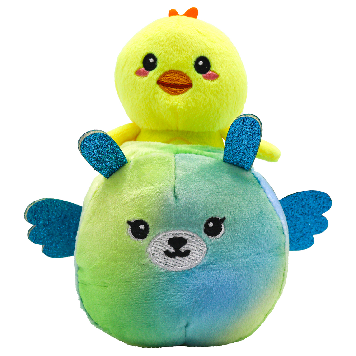 Игрушка мягкая Funky Toys кенга птичка и зеленый мишка FT5915-8-МП - фото 2