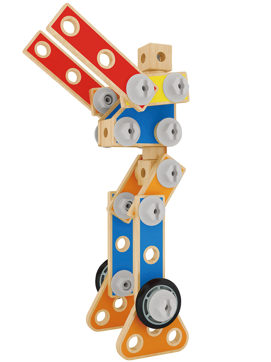 Конструктор Hape Мастер деревянный - фото 4