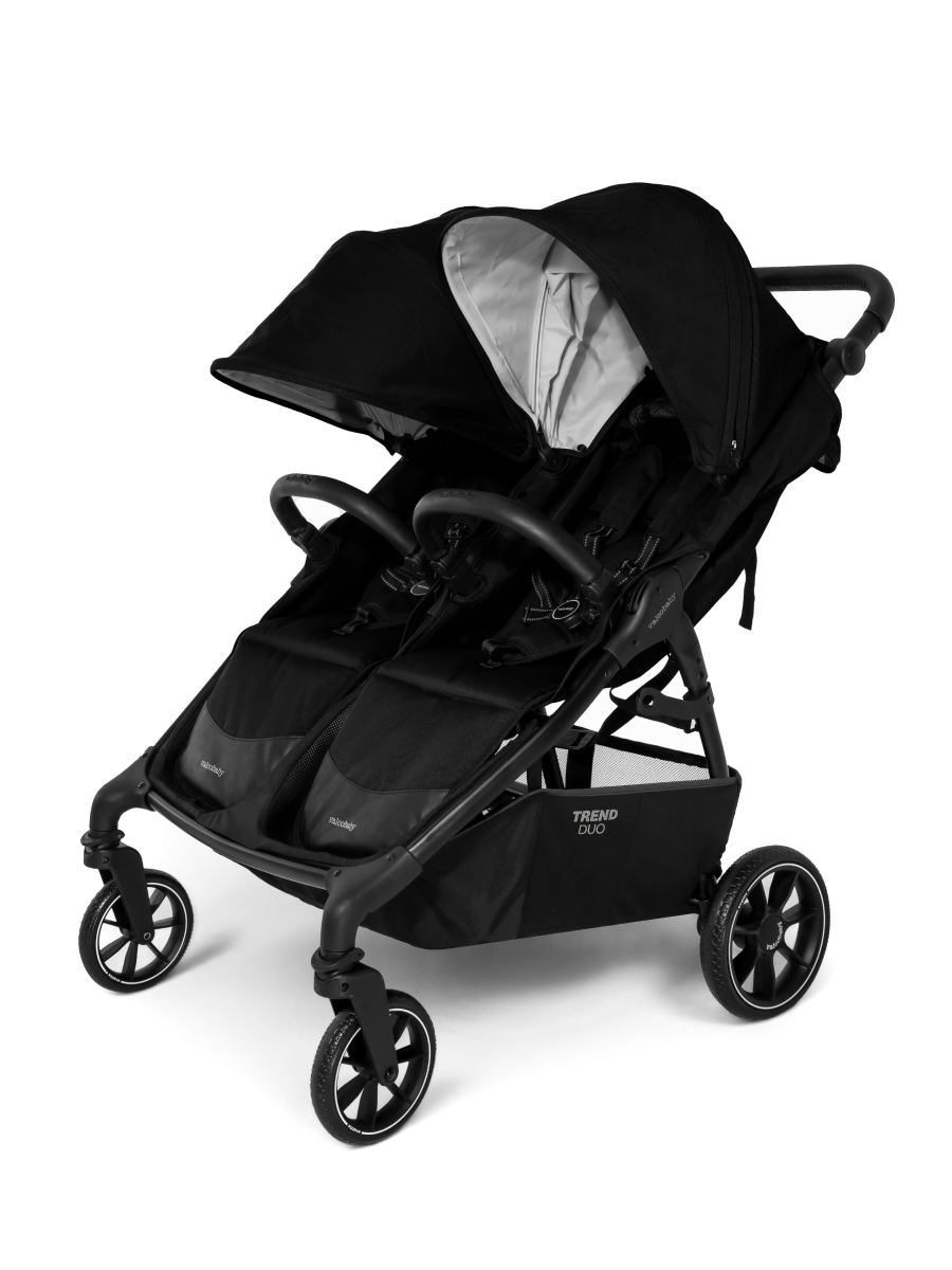 Коляска прогулочная для двойни Valco baby Duo Trend серия 2 черный - фото 2