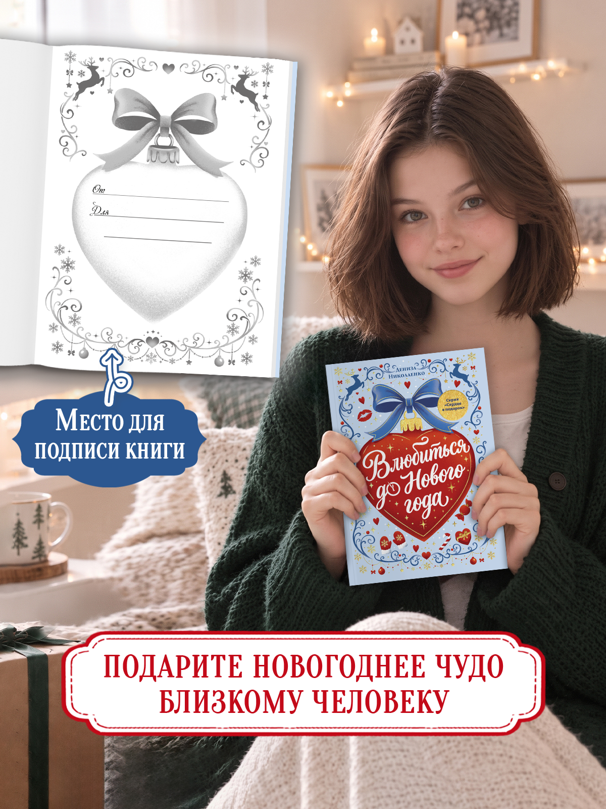 Книга Проф-Пресс любовный роман Влюбиться до Нового года - фото 5