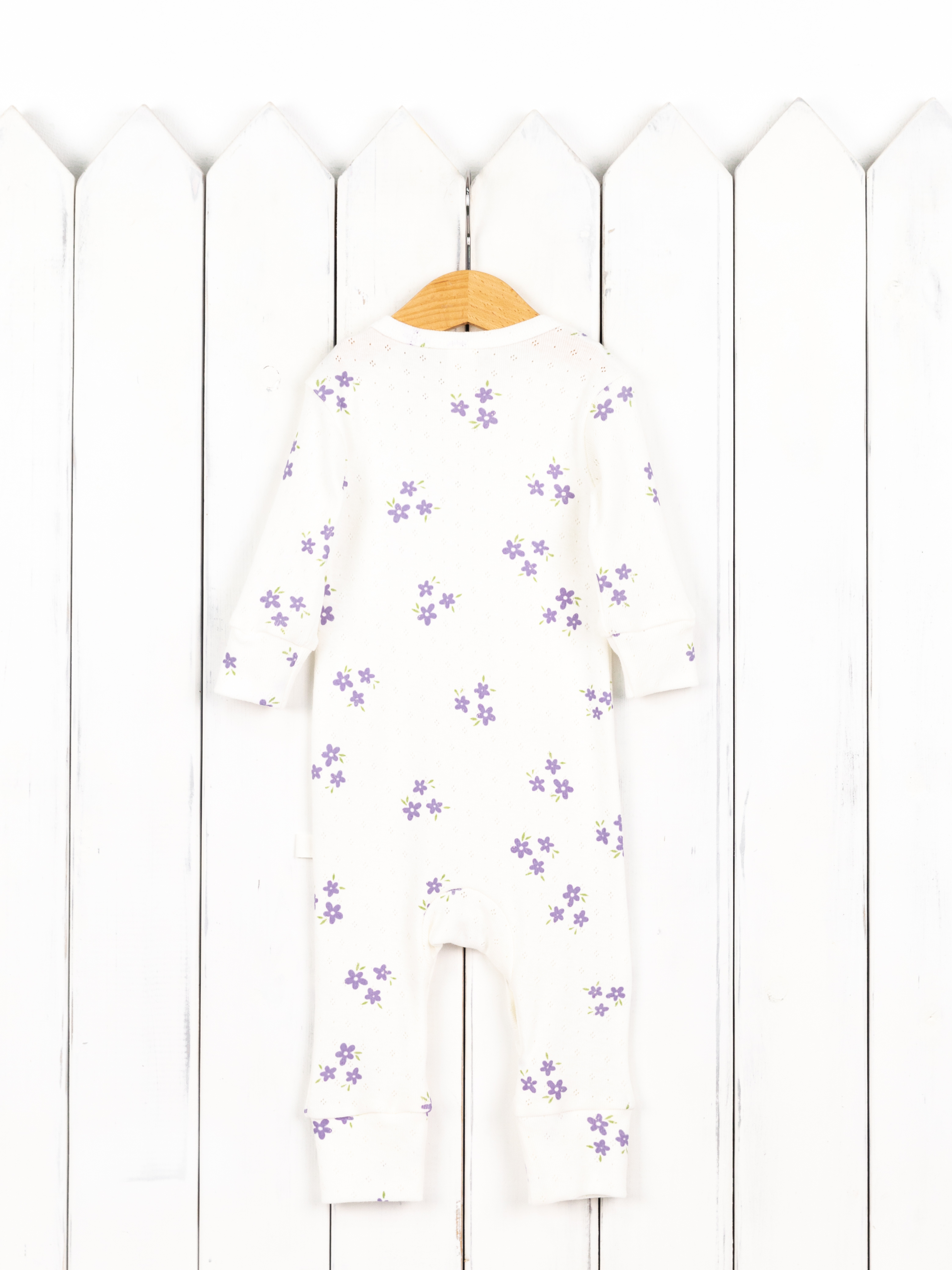 Комбинезон Baby boom К296/11-Р ажурная рибана цветочки - фото 6