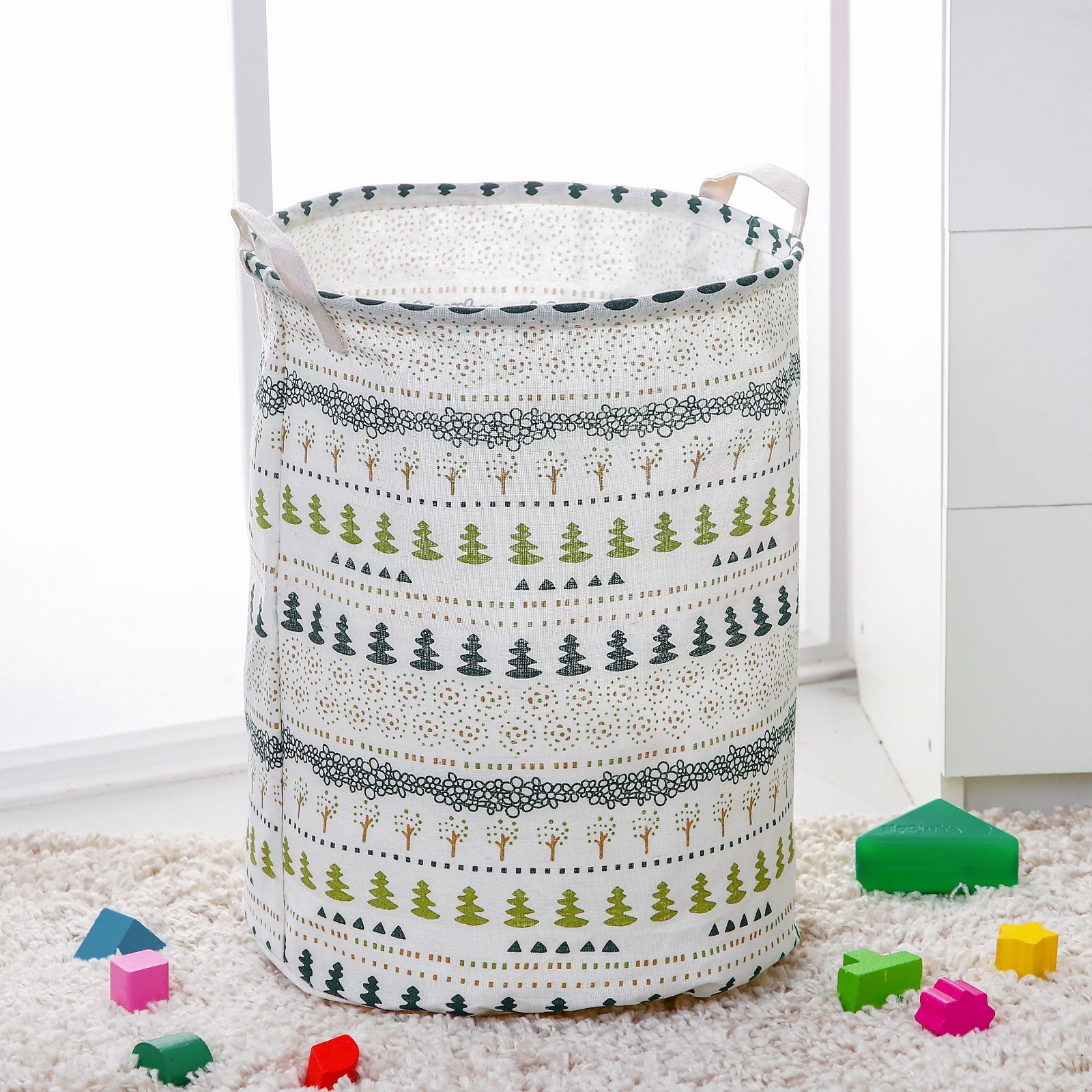 Корзина для игрушек Школа Талантов «Лес» 35×35×44 см - фото 1