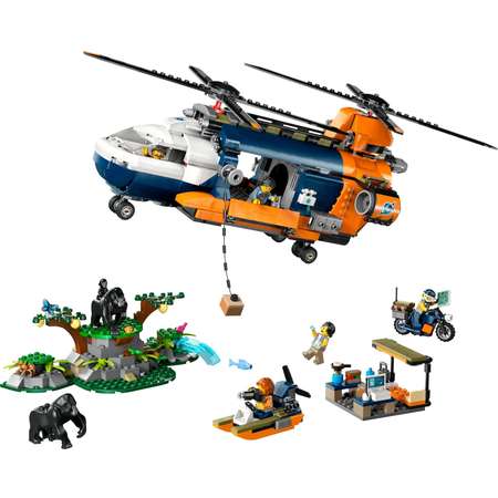 Конструктор LEGO City Jungle Explorer Helicopter блочный