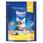 Корм для кошек Brit 400г Premium Cat Duck and Chicken для стерилизованных с уткой и курицей сухой