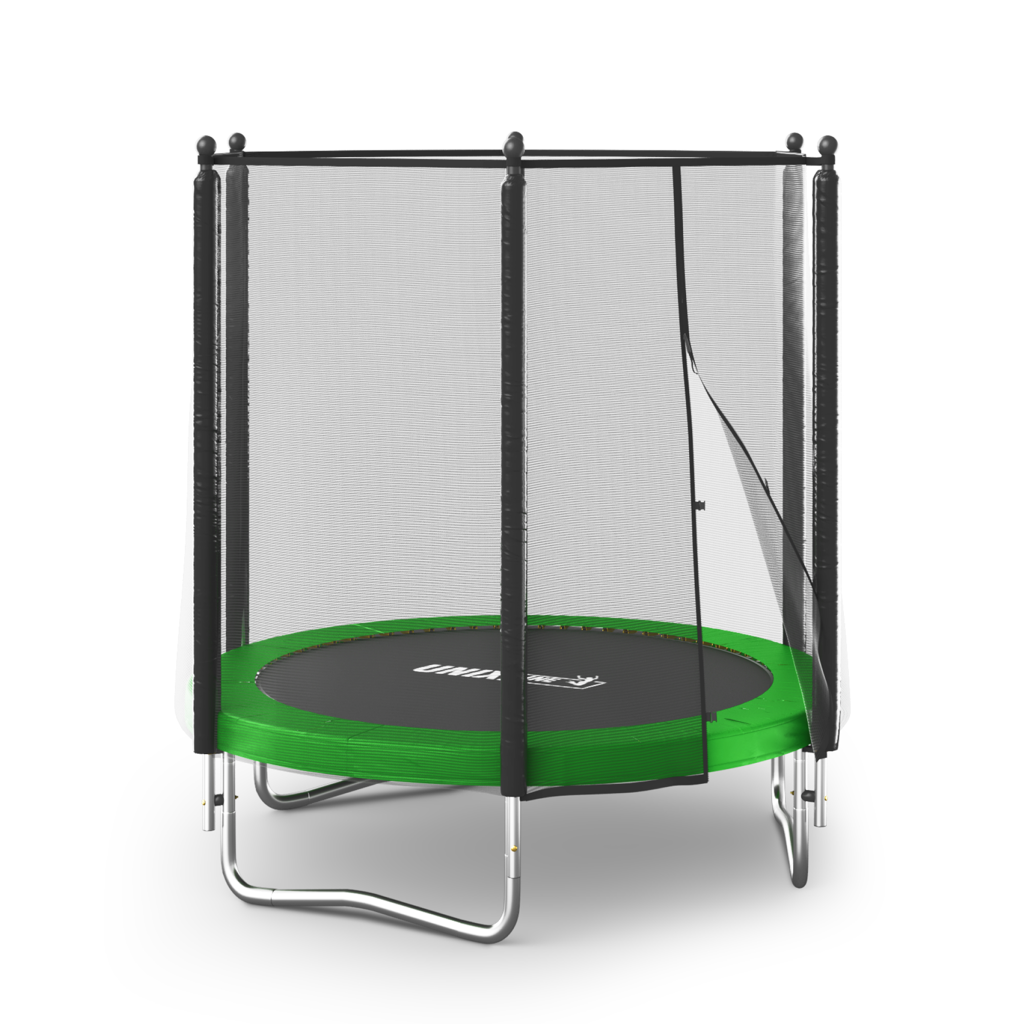 Батут каркасный Simple 6 ft UNIX line Green с внешней защитной сеткой общий диаметр 183 см до 100 кг - фото 15