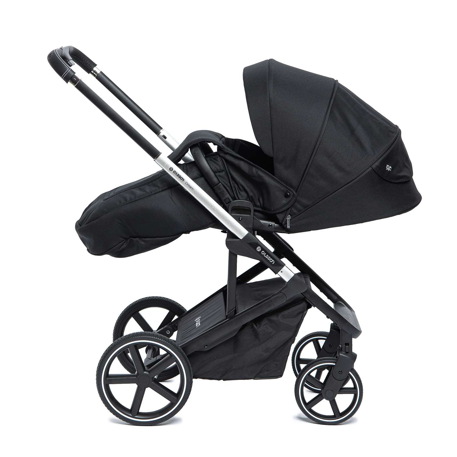 Коляска 2в1 Olsson Dream Black - фото 39
