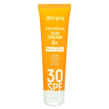 Крем солнцезащитный Levrana для лица и тела «Календула 30SPF 0+» 100 мл