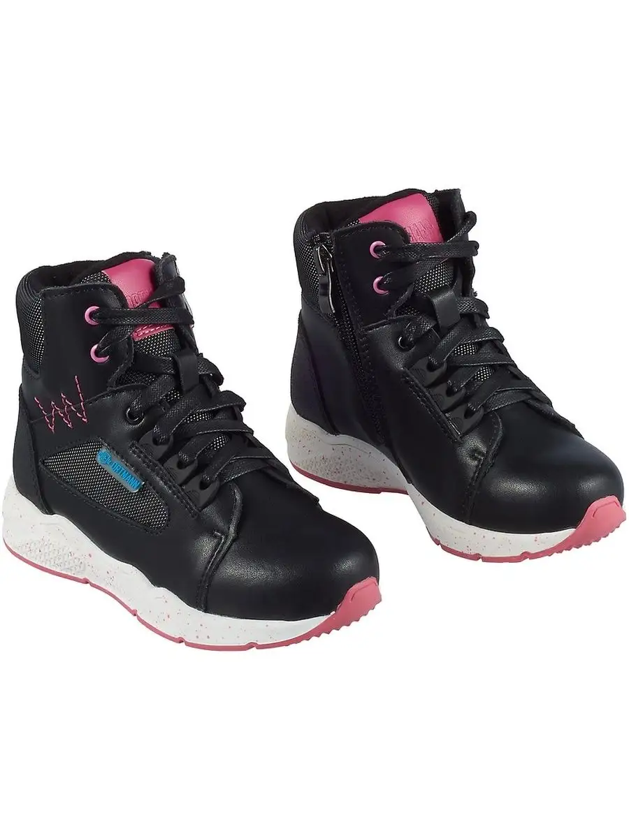 Ботинки ORTMANN kids 7.28.2_Homs_черный/розовый - фото 1