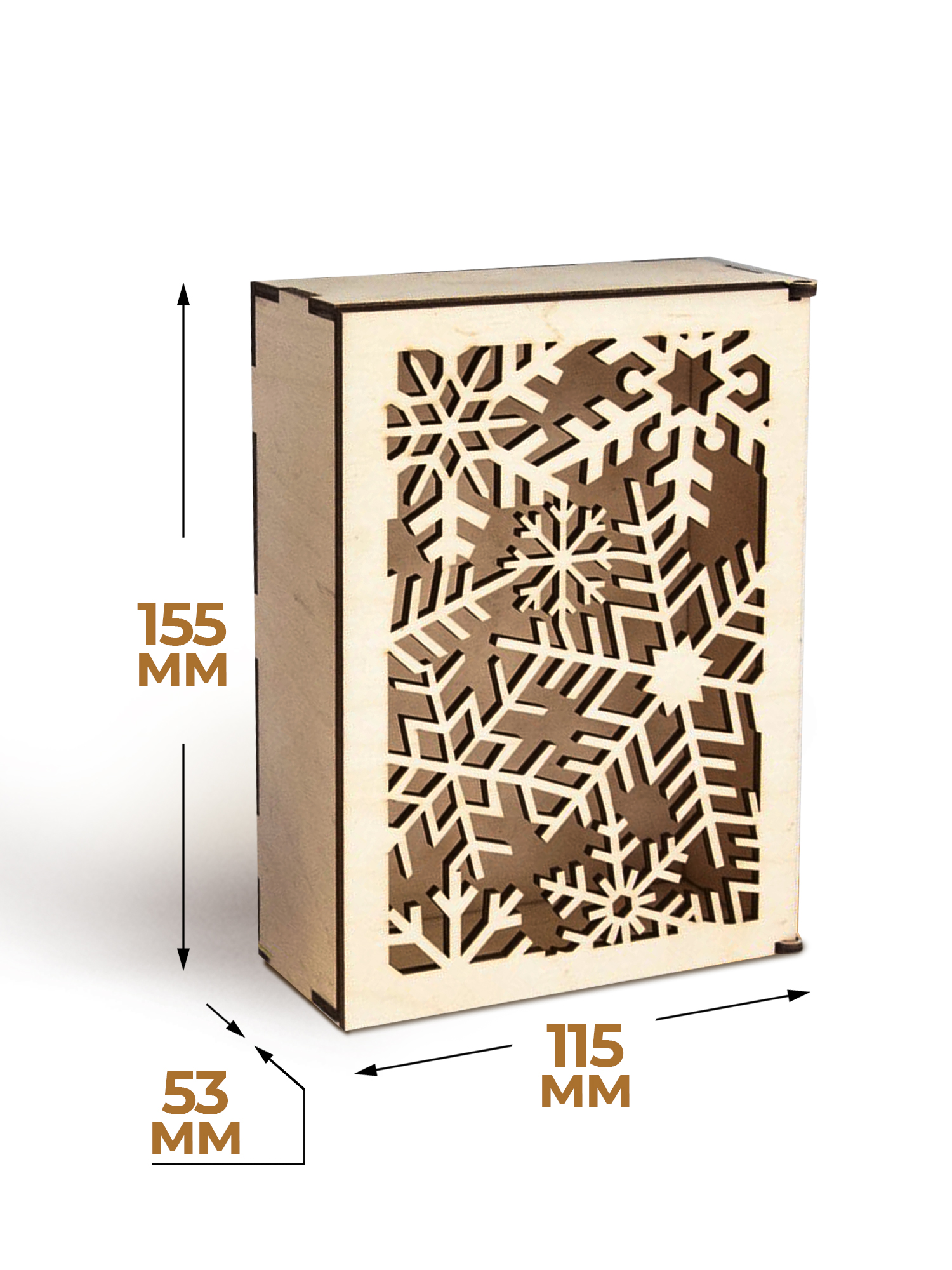 Набор елочных украшений Символик Домики. 6 штук - фото 6