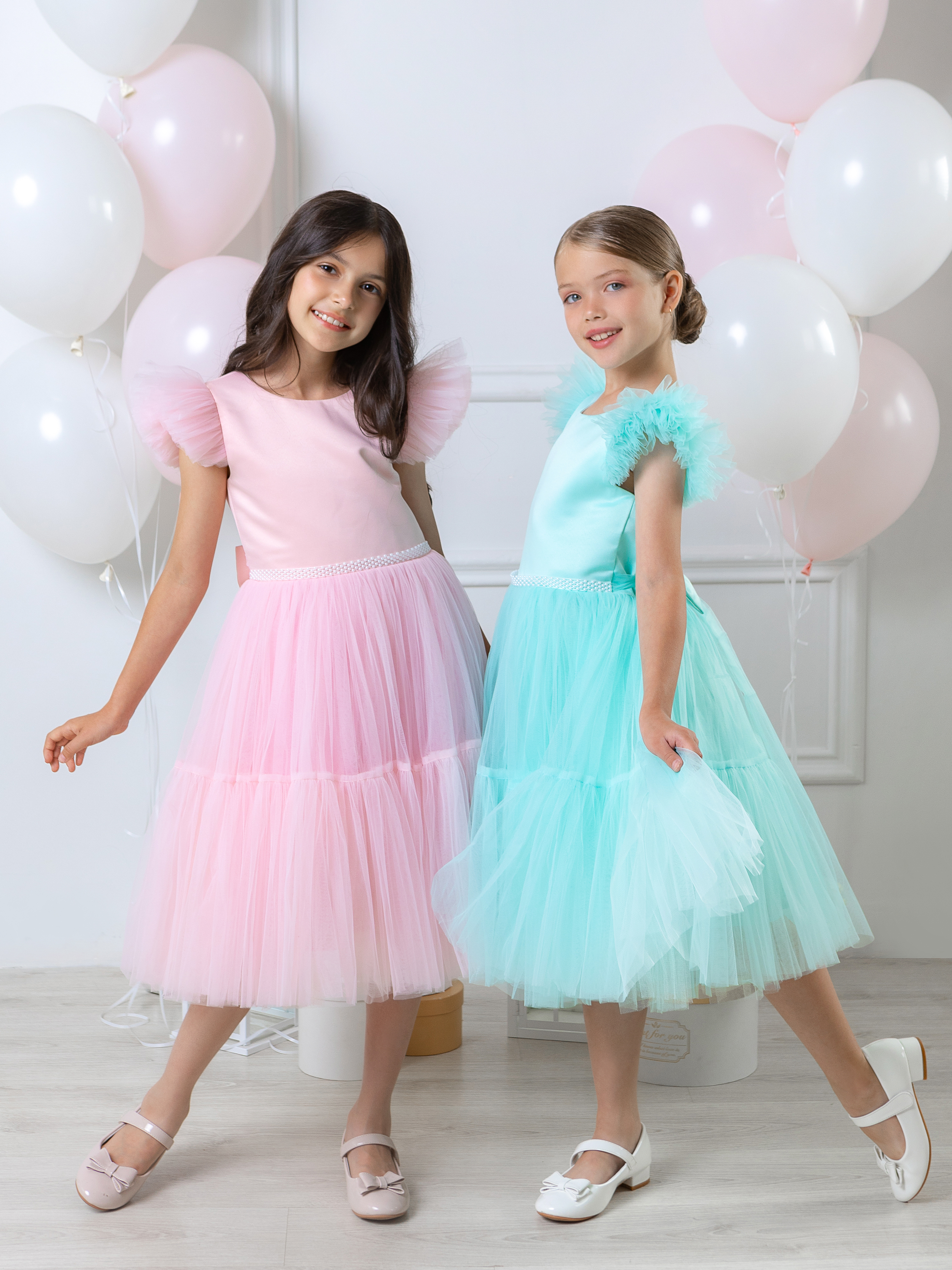 Платье LELUkids 0118.33.42/мята - фото 16