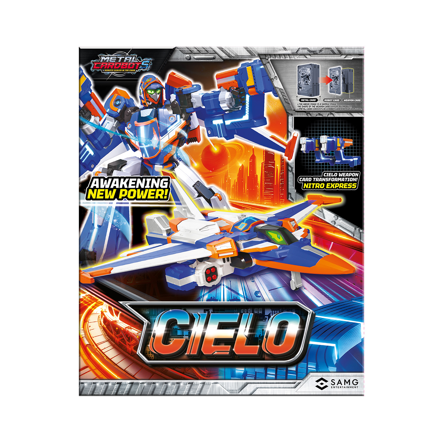 Игровой набор METAL-CARDBOT Сиеро трансформер 21 см S2 - фото 8