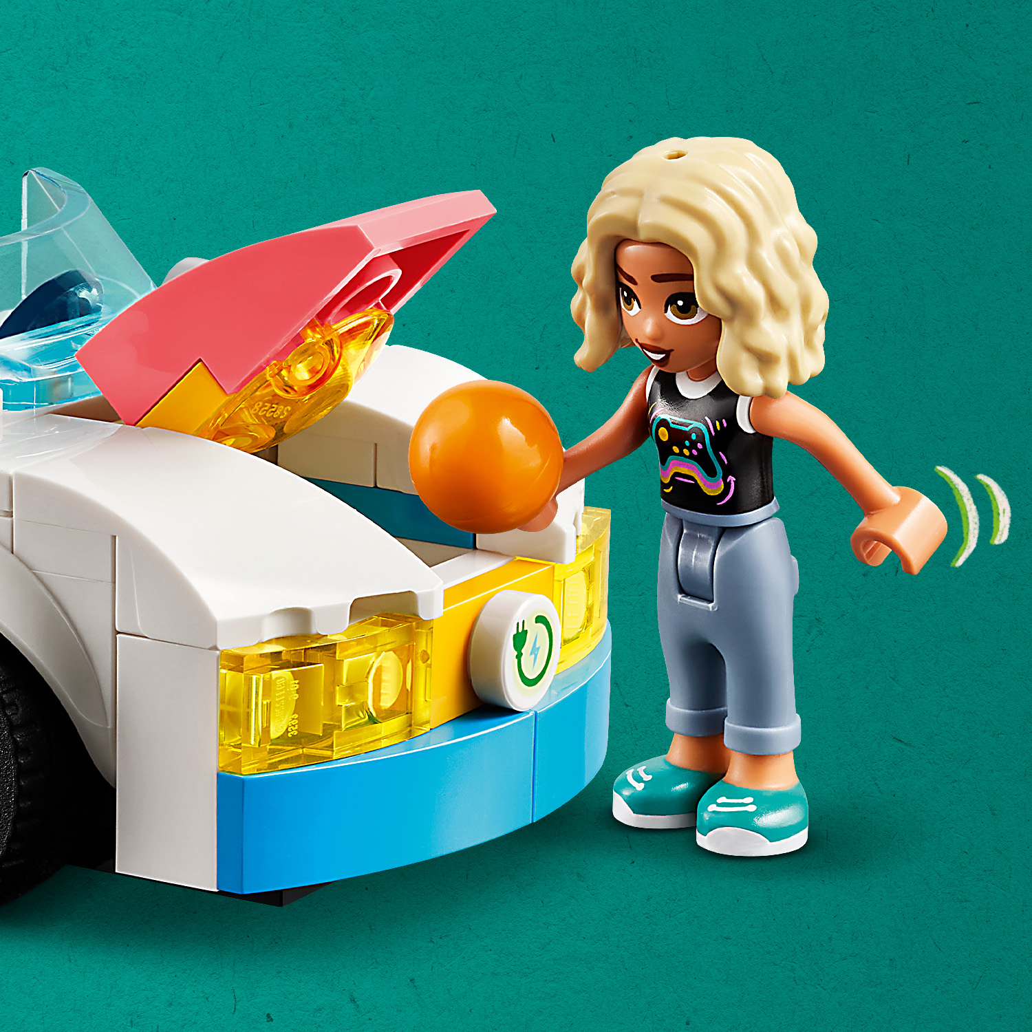 Конструктор LEGO Friends Электрическая машина и ЗУ 170 дет. - фото 6