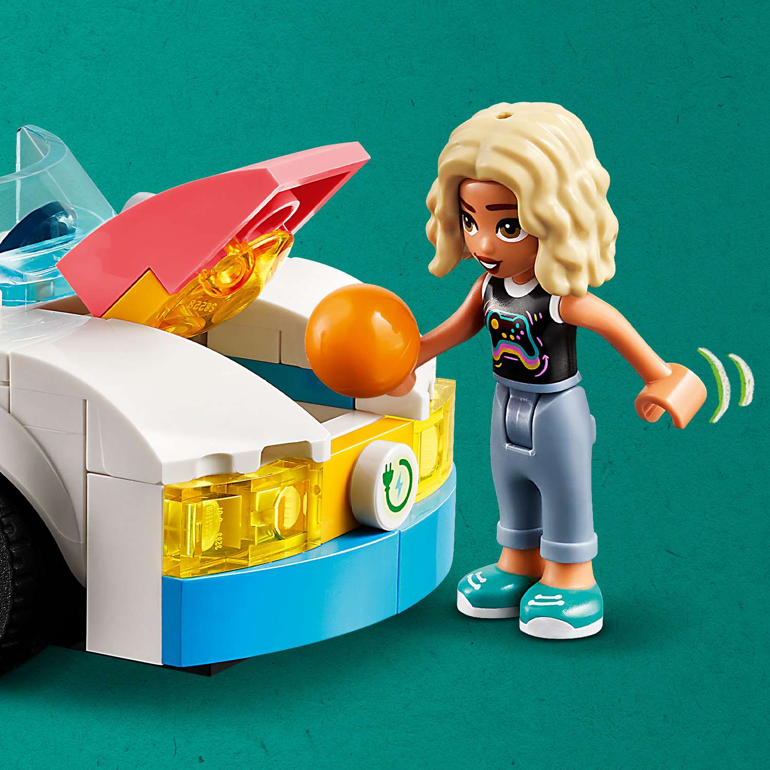 Конструктор LEGO Friends Электрическая машина и ЗУ 170 дет. - фото 6